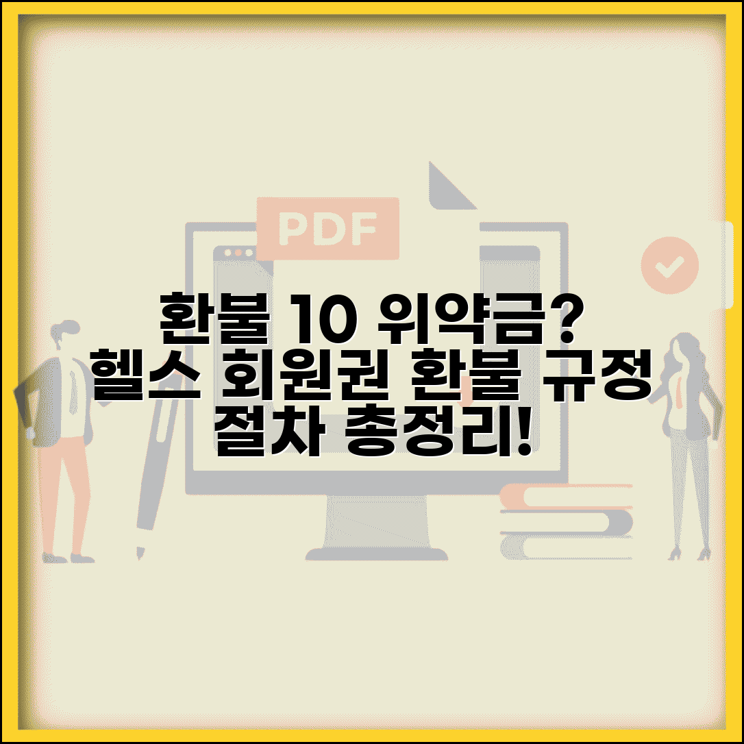 헬스장 환불 위약금 10% | 헬스 회원권 환불 규정 확인 및 절차 총정리