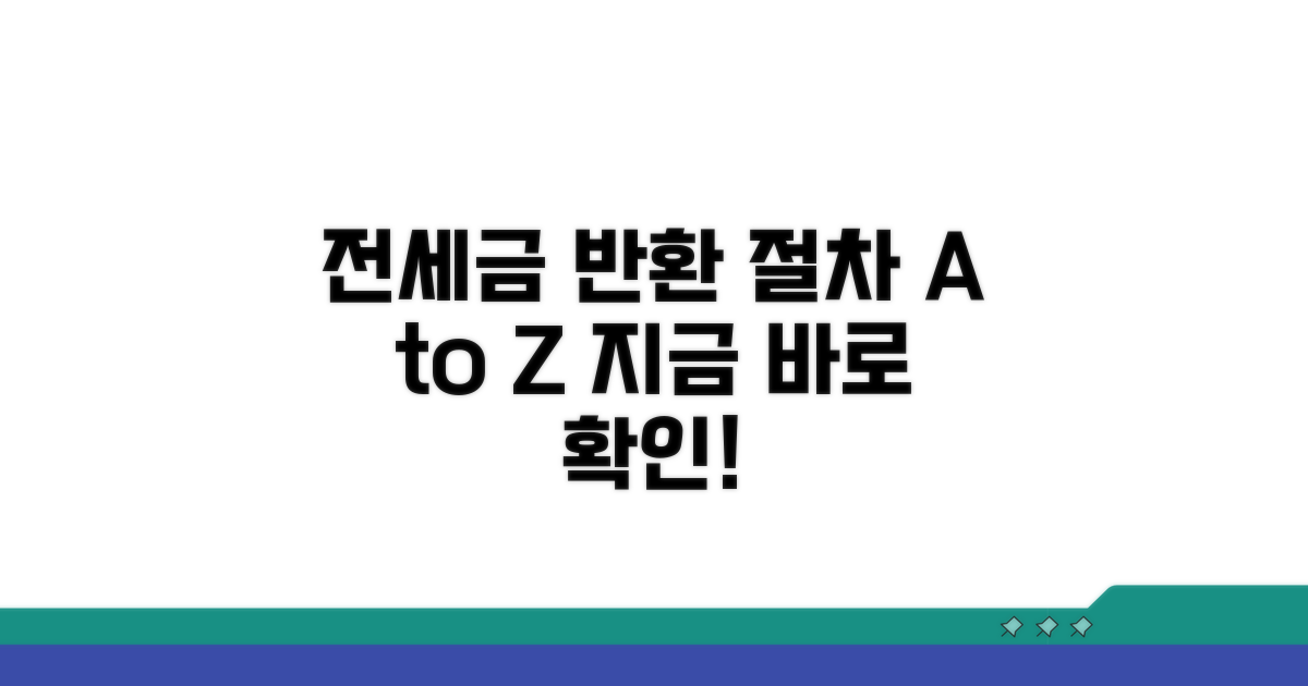 전세금 반환 절차 완벽 정리