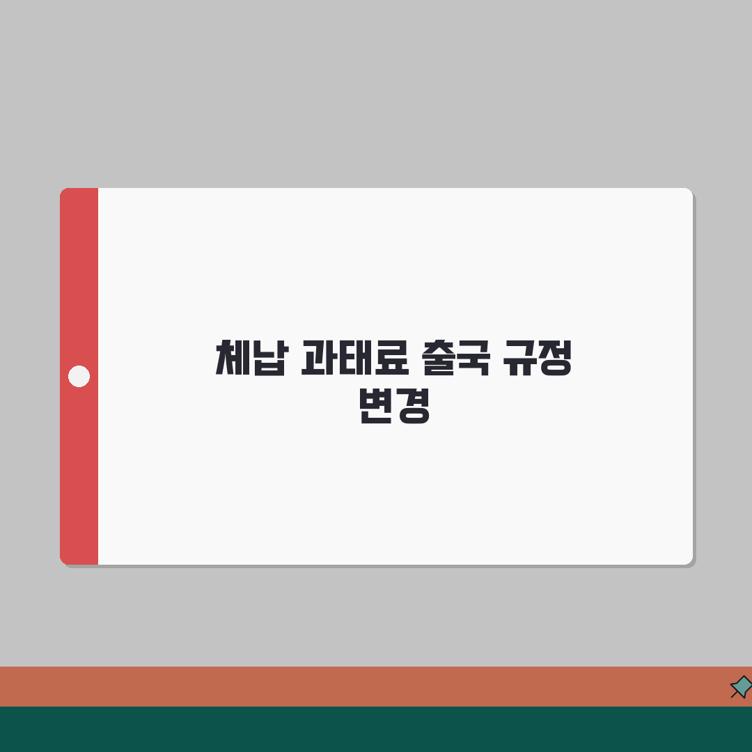 체납 과태료 있으면 출국 안되나요? | 출국규제 기준안내 (+제한금액, 해제방법, 납부절차